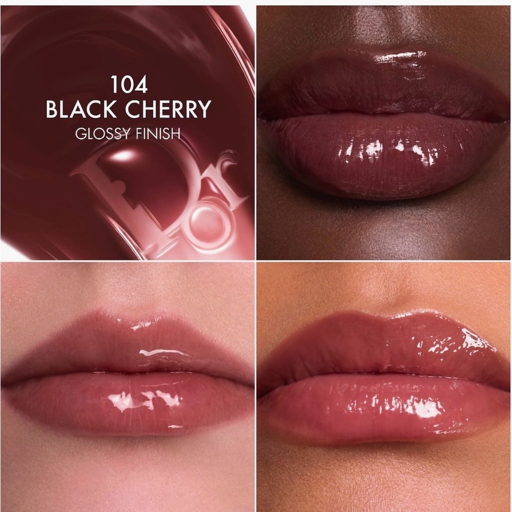 Dior Lip Glow Butter - 104 Black Cherry NIB - Picture 2 of 5